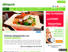 Tablet Screenshot of dietapack.com